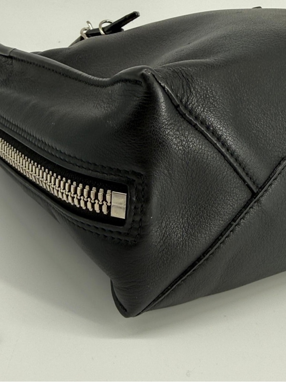 Balenciaga Mini Papier A4 Two Tone Black Leather Shoulder Bag - Picture 7 of 11